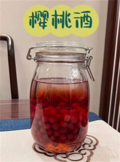 白酒可以泡着樱桃喝吗