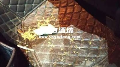喝白酒吐到车里怎么处理