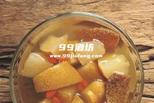 冰糖雪梨可以冲白酒吗