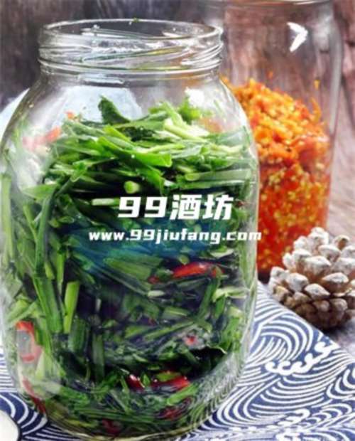 怎么用白酒腌韭菜好吃