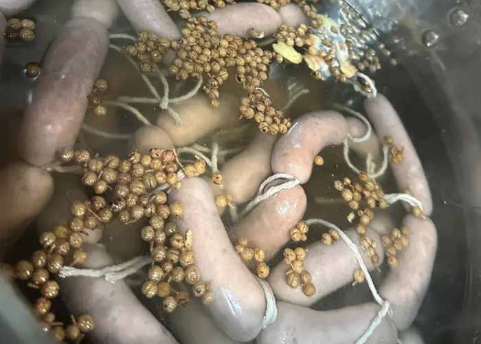 做香肠不放料酒放白酒可以吗